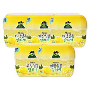 산도깨비 방향제 화장실용 탈취제 레몬향 300g X 5개
