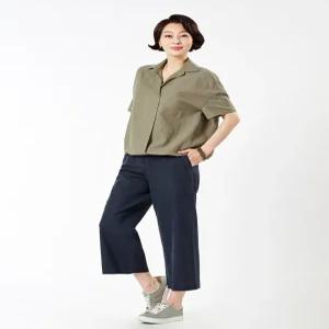 [마담엘레강스][마담엘레강스] 플렉스 린넨 블렌디드 셋업 K231JK08+K231SL08