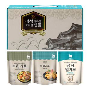 곰표 정성 가득한 고귀한 선물 3종(부침가루500g +밀가루500g + 튀김가루500g)