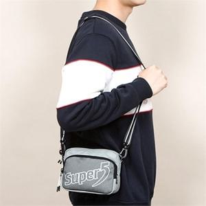 [라일리] Rly 여행 작은 메신저백 가방 남녀공용 핸드백 그레이