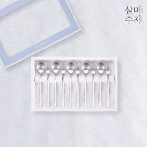 [삼미수저]함마톤 무광 티스푼 과일포크세트 10P