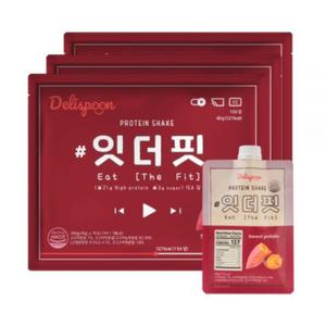 델리스푼 잇더핏 고구마 40g 7개 단백질 프로틴 쉐이크