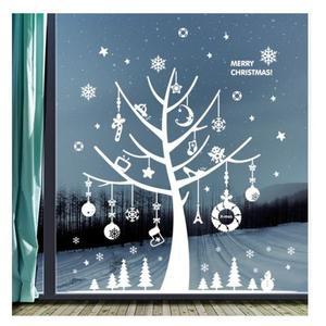 [RG6OQ742]크리스마스 겨울X MAS 스티커 소원 하얀나무