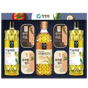 청정원 15호 명절선물세트 카놀라유 런천미트 햄세트