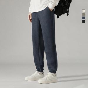 남자 융 기모 골덴 코듀로이 양털 트레이닝 긴바지 빅