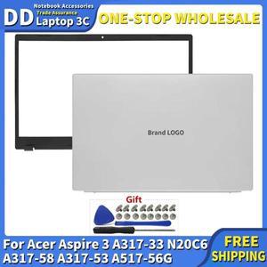 Acer 아스파이어 3 A317-33 N20C6 A317-58 A317-53 A517-56G 노트북 LCD 뒷면 덮개 상단 하우징 후방 뚜껑