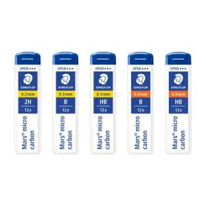 스테들러 마스 마이크로 카본 샤프심 250/0.3mm 0.9mm