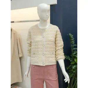 [나이스클랍]라운드넥 글리터링 포켓 가디건(A234PWK968)LEDG