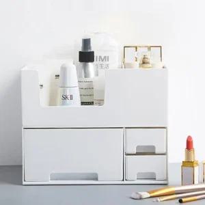 화장품 정리대 화이트/화장대/미니/서랍장/플라스틱/수납장/멀티/박스/정리함/서랍/다용도/보관함/케이스
