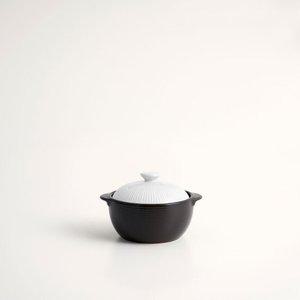 [한국도자기리빙] 라인팟 뚝배기 화이트 4호