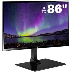 SANUS TV 스탠드 - 최대 86인치 화면용 대형 스위블 베이스 교체 TV 스탠드 - 70도 회전 및 높이 조정 8인치 - , 비지오 TCL 등과 호환 가능