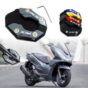 혼다 PCX125 pcx 킥 스탠드 플레이트 확장 지원 풋 패드베이스 용 오토바이 사이드