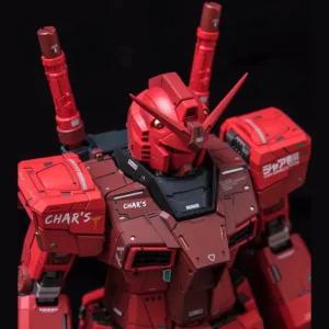 PGU 퍼스트건담 샤아 전용 컬러 도색 완성판 RX-78 한정판 1/60 조립 모형