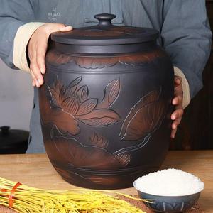 롄니랜드 오동나무항아리 원목색 원통형 오동나무숯 쌀독 원목 원목쌀통