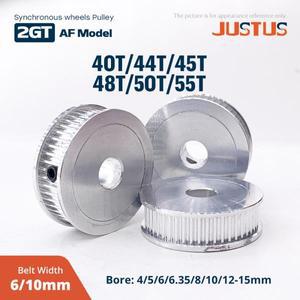 호환 2GT 40T 44T 45T 48T 50T 55T 타이밍 풀리 보어 4  5  6  15  부품 GT2 폭 610  벨트 3D 프린터 CNC