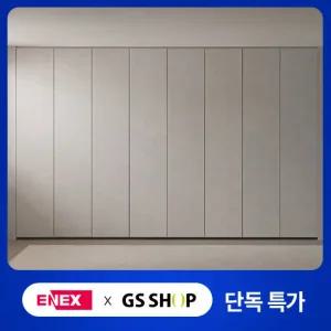 에넥스 콩크 E0 무몰딩 여닫이 붙박이장 12자 360cm (실속형)