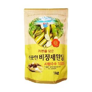 깨끗한 비정제원당 1kg/ 2개