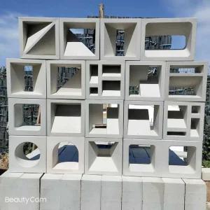 발포 세라믹 시멘트 큐브벽돌 인터넷 인테리어블럭 양면 콘크리트블럭