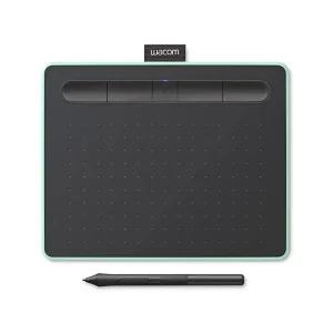 Wacom Intuos CTL4100WLE0 무선 그래픽 드로잉 태블릿 맥 PC 크롬북 안드로이드용소형 소프트웨어 포함 피