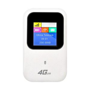 휴대용 라우터 와이파이 라우터기 4G 5G 모바일 150Mbps LTE 무선 유심 카드 슬롯 방화벽 VPN 모뎀 LCD 디스플레이 핫스팟