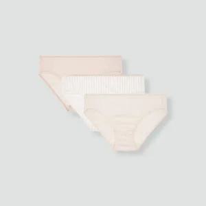 [JAJU](강남점)25 S/S 신상품 JAJU 여 코튼 동그라미 힙허거 팬티 3매 J41N901215