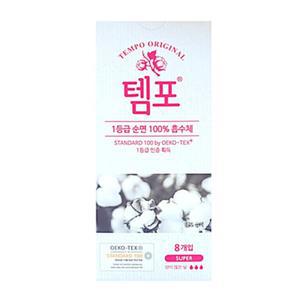 동아제약 템포 슈퍼 8P x 6개 여성용품 체내형 사용이편리한 LW9C6DDA