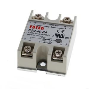 Q81C 24V-380V SSR-40DA 40A 3-32V DC-AC 솔리드 스테이트 릴레이 모듈 새