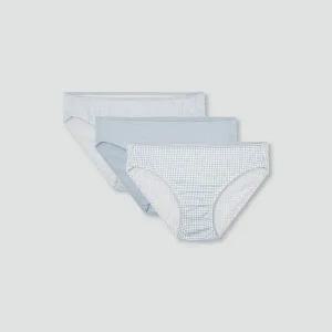 [JAJU](강남점)25F/W 여 코튼 체크 힙허거 팬티 3매 J41N901219