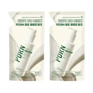 메이크프렘 PDRN 클레이 클렌징 밀크 리필팩 100ml X2