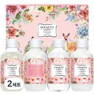 헤어바디 4종 트래블키트 화이트머스크향, 2세트
