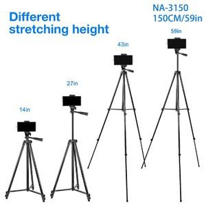 핸드폰 150cm 비디오 녹화 호환  Nagnahz 삼각대 블루투스 원격 범호환  카메라  스탠드