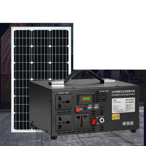 태양열발전기 야외 캠핑용 솔라 패널 리튬 파워 뱅크 발전기 -500W 70000mAh 리튬배터리