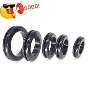 O링 씰 ID 25mm 30mm 검정색 와이어 보호기 케이블 가스켓 블랭킹 새로운 고품질 고무 그로밋