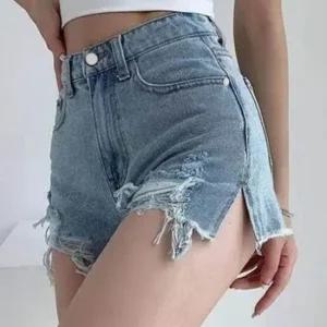 평상복 여성 데님 청반바지 핫 팬츠 LD023