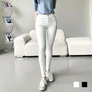 [모노무드]LMO 심플 비카 데일리 스판덱스스키니 슬랙스