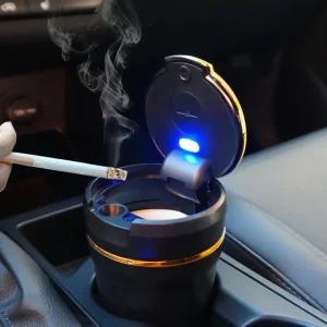LED 세라믹 대용량 프리미엄 냄새차단 자동차 재떨이 차량용 추천템 재털이