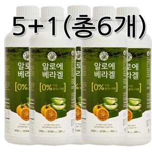 거제 알로에베라겔 1000ml x 5개+1개더 /알로에베라