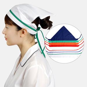 AC02 삼각 위생 스카프 두건 조리모 휴게소 마트 행사