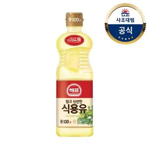 해표 콩기름 900ml X 10병 /식용유/오일/기름/튀김