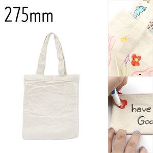 캔버스가방 소 무지 에코백 275mmx320mm 꾸미기 그림그리기 나만의 가방