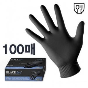 크린스킨 블랙에이블 검정 니트릴 장갑 100개 L