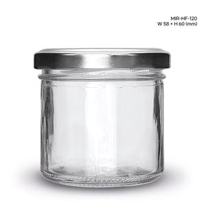 유리병 미르 미니하프 120ml 수입양념병 잼병 소분저장 미니병 밀폐용기