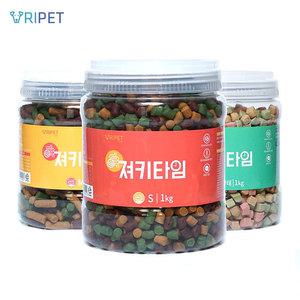 브리펫 져키타임 1kg 노즈워크 황태 대용량 칭찬간식