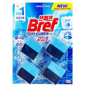 헨켈 브레프 듀오 큐브 블루 오션 4P, 변기세정제 클리너