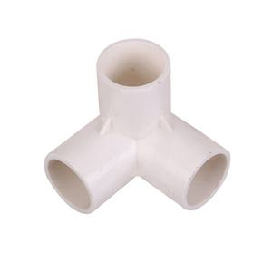 25mm 3구 pvc 파이프 연결 커넥터 집 하우스 가구 만들기 조인트 연결