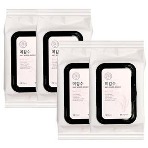 더페이스샵 미감수 브라이트 클렌징티슈 50매 x 4개