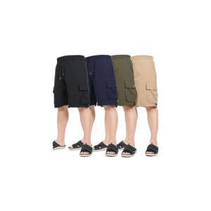 빅사이즈반바지 G3045 카고반바지 폴리 스판 허리36~46인치