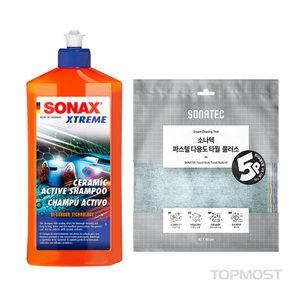 소낙스 익스트림 세라믹 액티브 샴푸 500ml+파스텔 타월5P