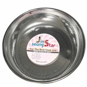 (특대형) 진성스타 타공 스텐 야채바구니 (31cm) 주방용품/채반/원형/물빠짐/요리/조리도구/스테인레스