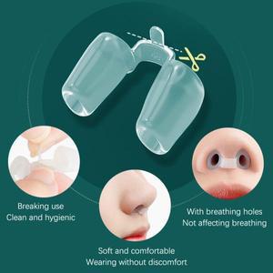 입벌림방지밴드  수술 후 코 성형 비공 지지대 실리콘 교정 고정기, 실리카 젤 클립, 3cm 2cm 1cm-48